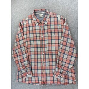 Carbon2cobalt‎ 100% Cotton Plaid Button Down Shirt (Men's XL) Tan